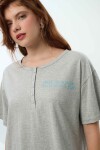 Camisón Fran Gris Melange