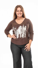 Sweater Madison Marron