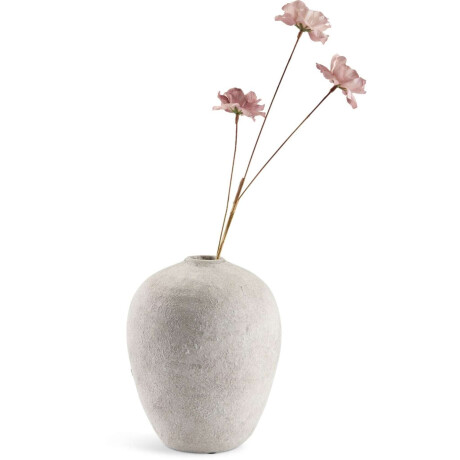 Jarron Ivar Ø17Xa21Cm Blanco/Gris
