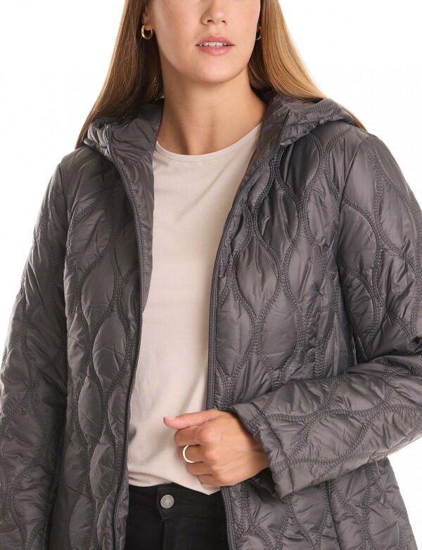 Campera Matelassé Wave GRIS