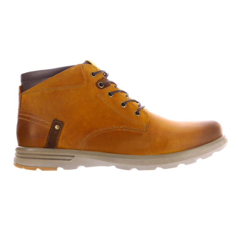 Bota de Hombre Freeway Casual Marrón Marrón Camel (Cuero Graso)
