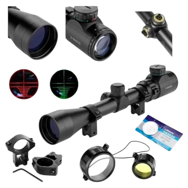 Mira Telescopica 3-9x40 Retículo Iluminado Mira Telescopica 3-9x40 Retículo Iluminado