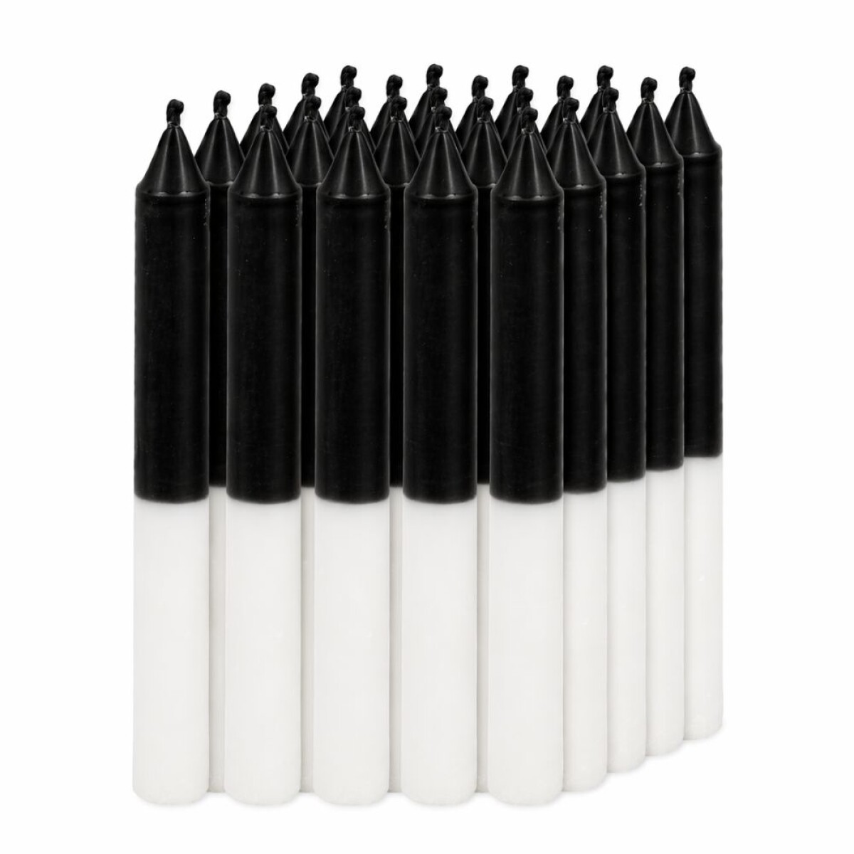 VELAS SUPER COMBINADA X25 - Negro/blanco 