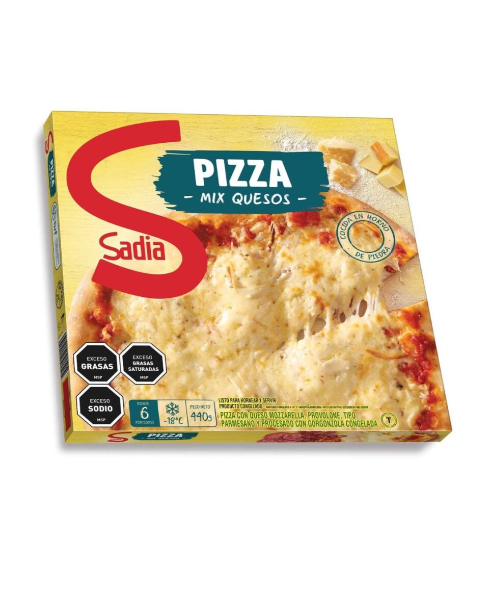 PIZZA SADIA MIX DE QUESOS 440G 