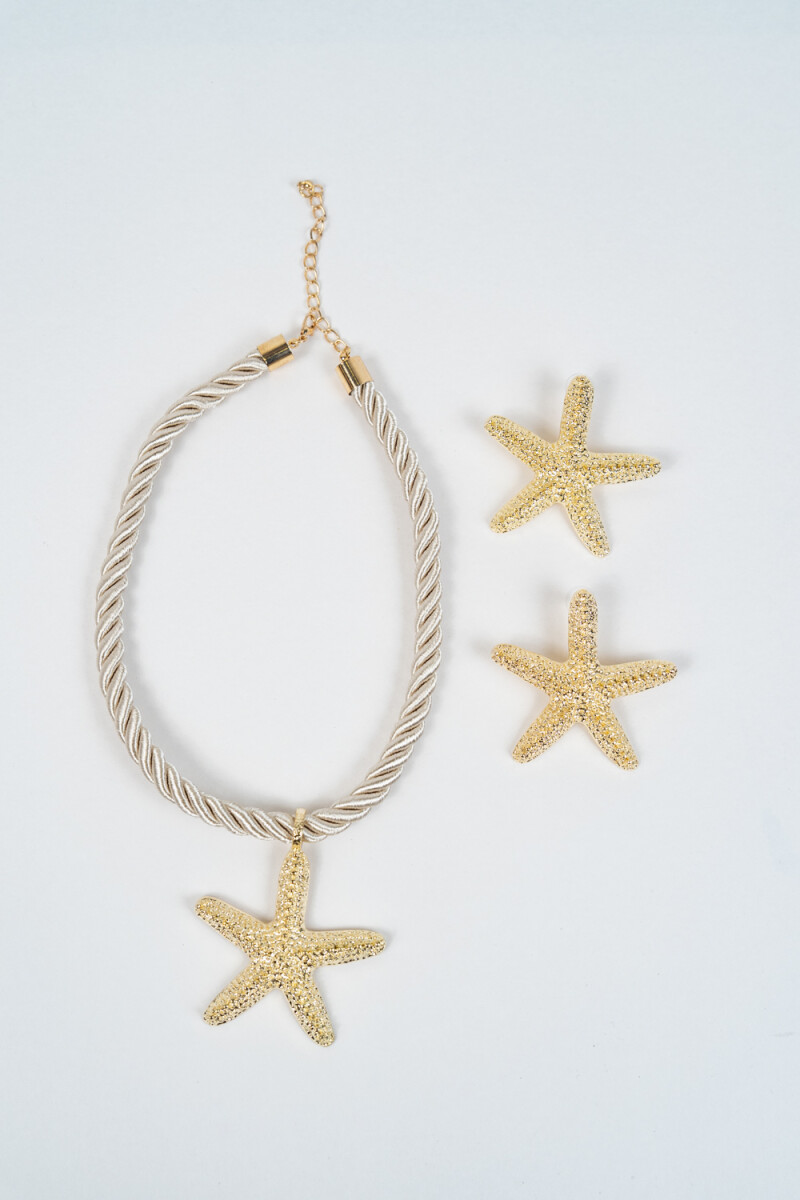 Collar Set Collar Y Brazalete - Estampado 2 