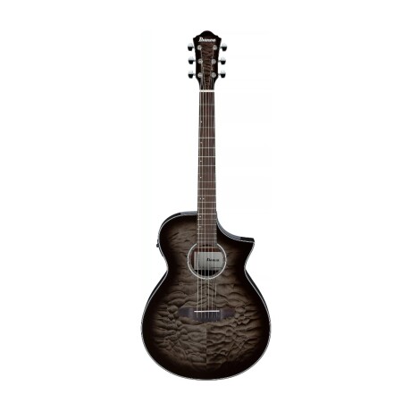Guitarra Electro Acustica Ibanez Aewc16qa-tkh Transparent Black Sunburst High Gloss Top Guitarra Electro Acustica Ibanez Aewc16qa-tkh Transparent Black Sunburst High Gloss Top