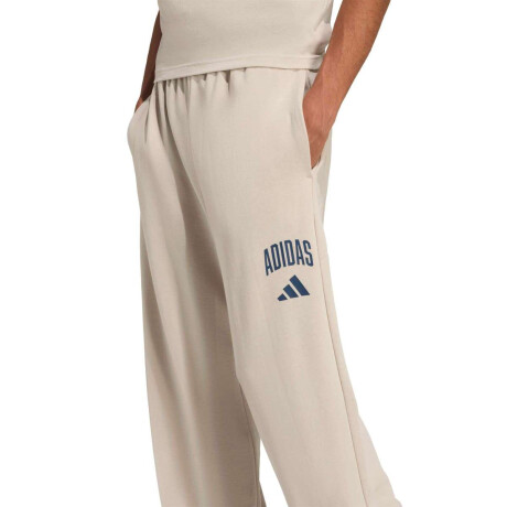 Pantalón Largo Collegiate De Felpa Francesa de Hombre Gris