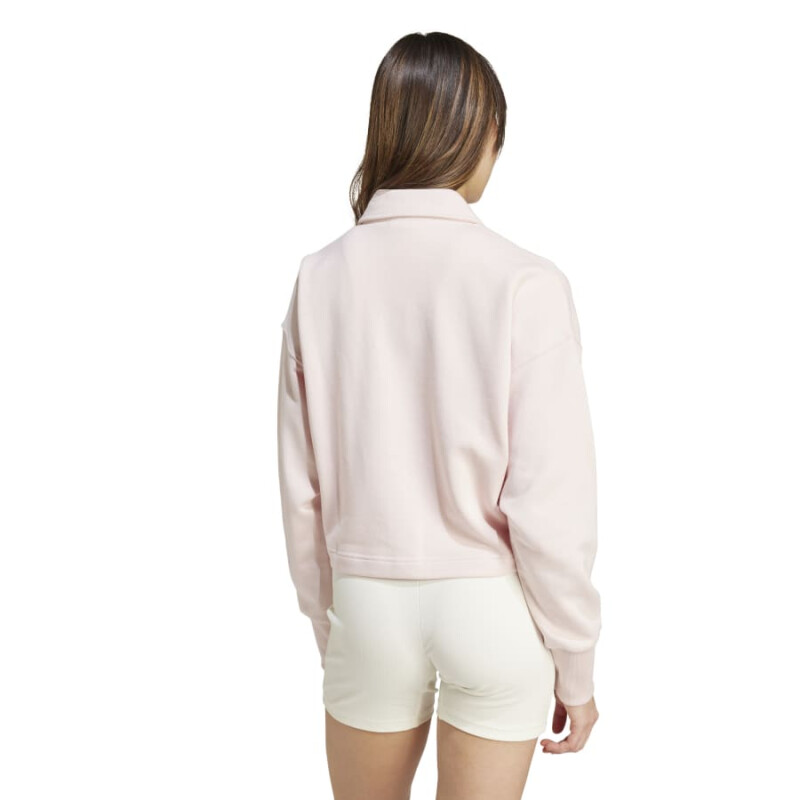 Remera Adidas French Terry Polo de Mujer - IY6795 Rosado