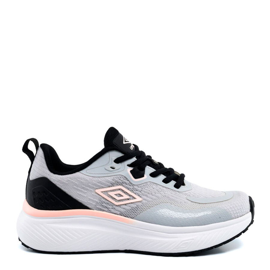 Championes de Mujer Umbro Stics Gris - Negro