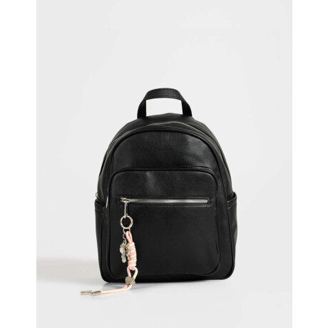 Mochila Con Charm Negro