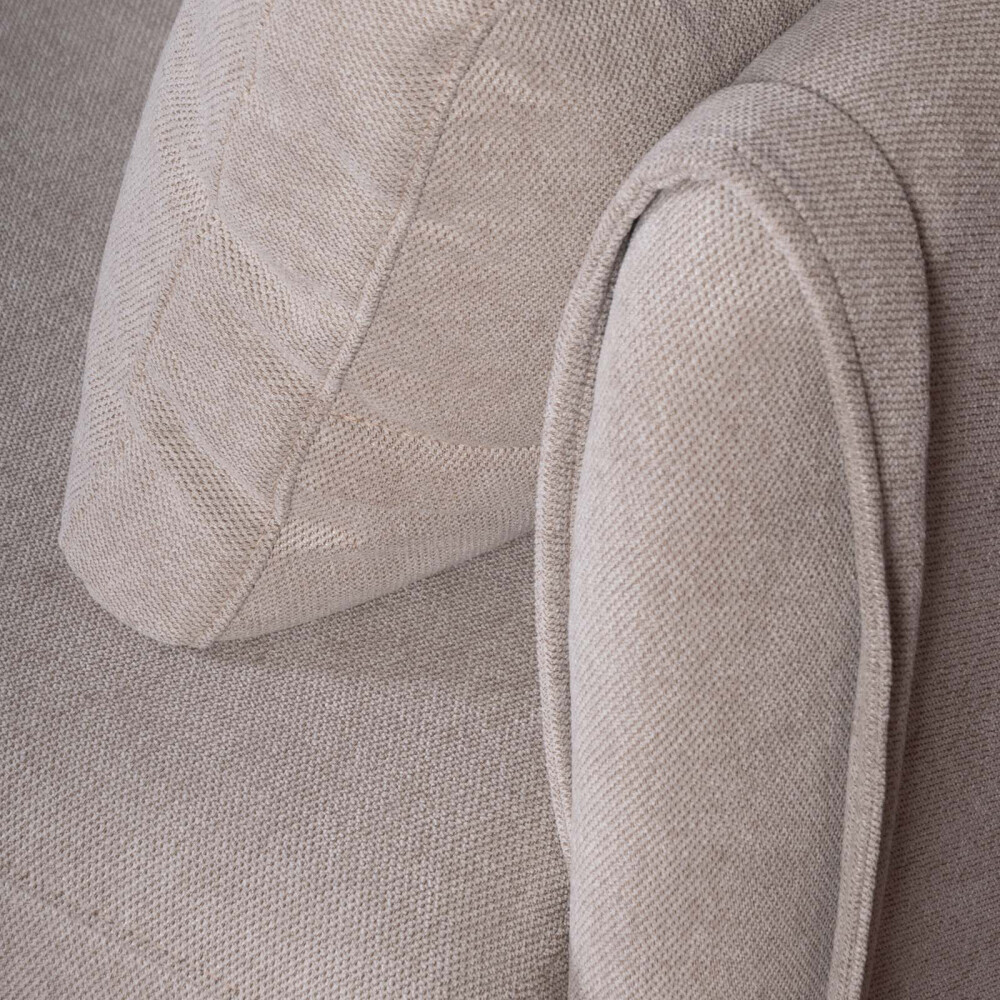 SOFÁ C/CHAISE MÁS DE 4 CUERPOS TELA NATURAL-BEIGE AMALFI BEIGE