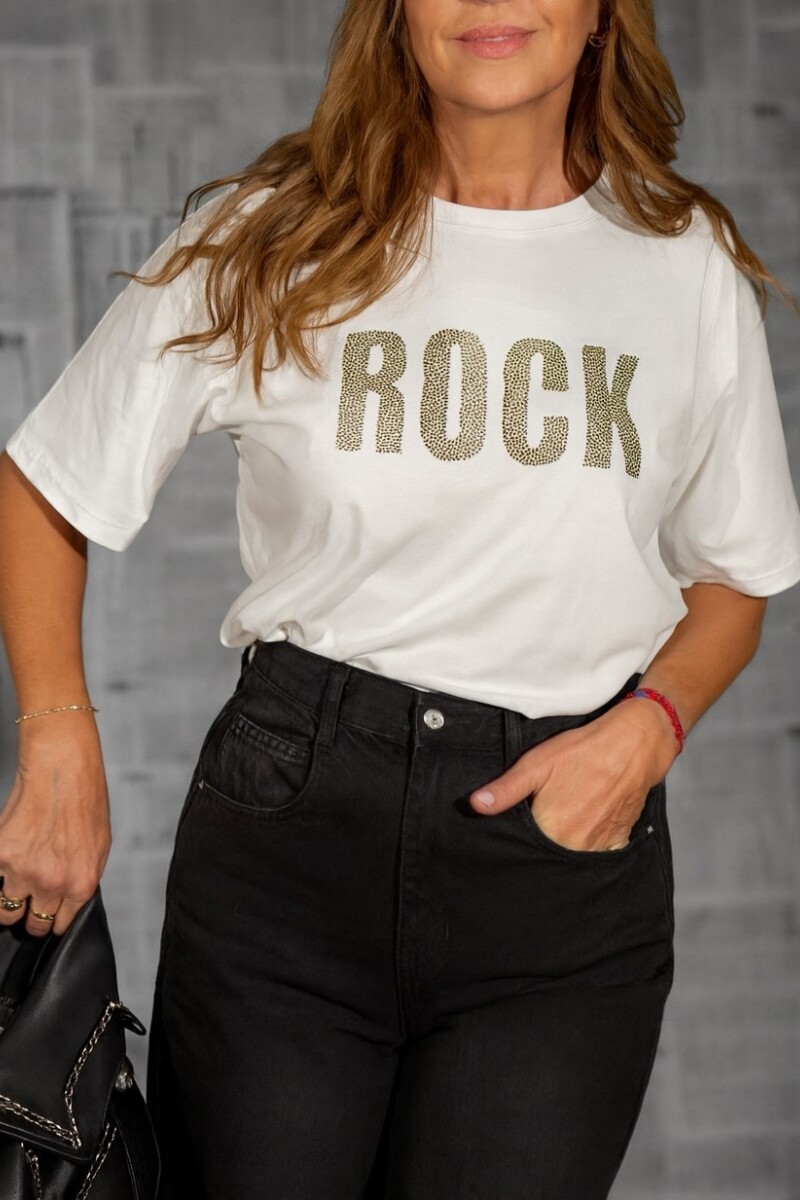 Remera Rock Blanco