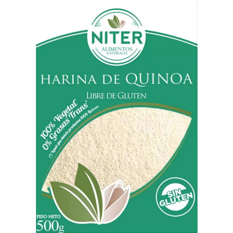 HARINA DE QUINOA SIN GLUTEN NITER 500G HARINA DE QUINOA SIN GLUTEN NITER 500G