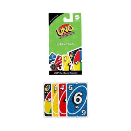 Juego de Cartas Uno Pack Extensión Complementaria VELOCIDAD