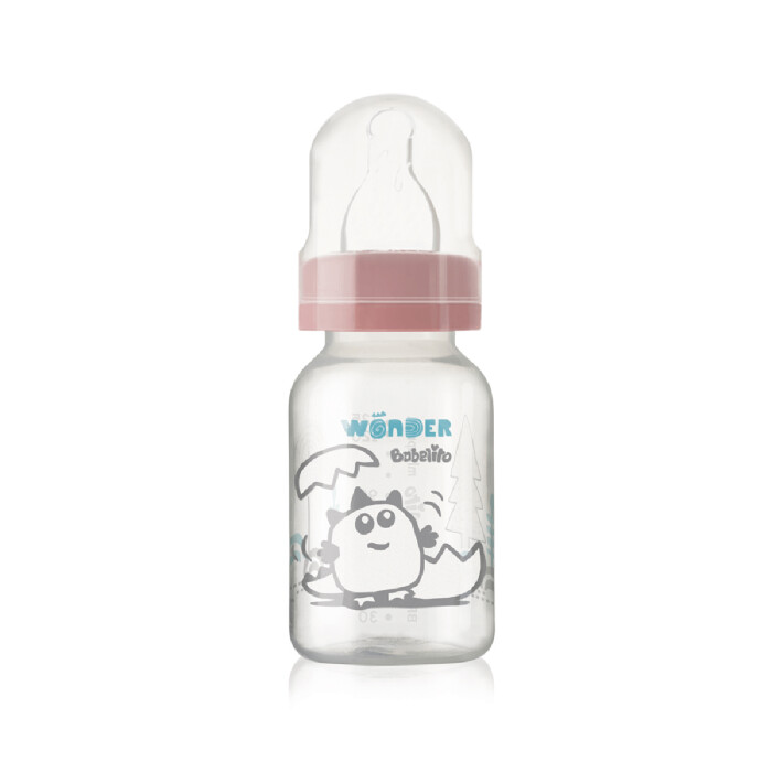 BABELITO BIBE SILIC.125ML N1 H.ROSA 6611 única