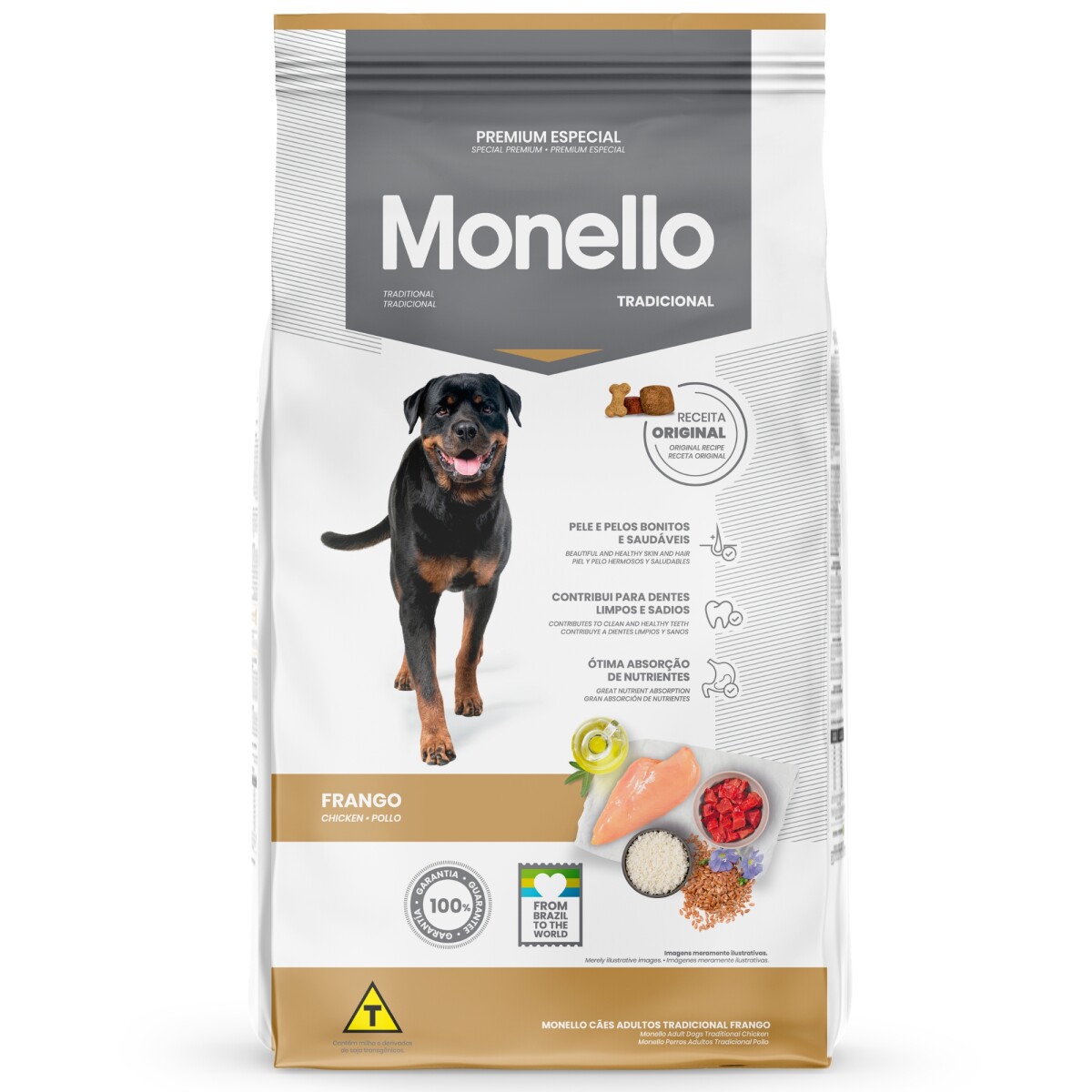 Monello Perro Adulto Tradicional 15 Kg +2 Kg 