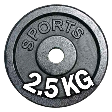 Disco Hierro 2.5Kg Expert Compacto Pesa P/ Barras y mancuernas Fit014003-2k5
