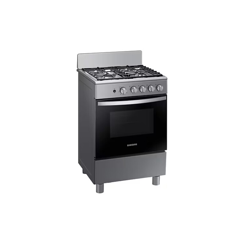 Cocina a Gas con 4 Quemadores con Quemador Rápido Black