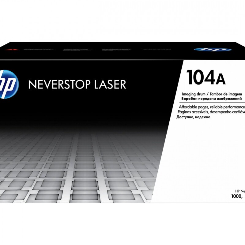 HP 104A - Negro - original - kit de tambor - para Neverstop Laser 1000a, 1000n, 1000w, MFP 1200a, MFP 1200n, MFP 1200nw, MFP 120 HP 104A - Negro - original - kit de tambor - para Neverstop Laser 1000a, 1000n, 1000w, MFP 1200a, MFP 1200n, MFP 1200nw, MFP 120
