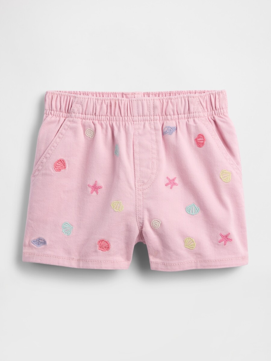 Short De Jean Toddler Niña - Rose Mist 
