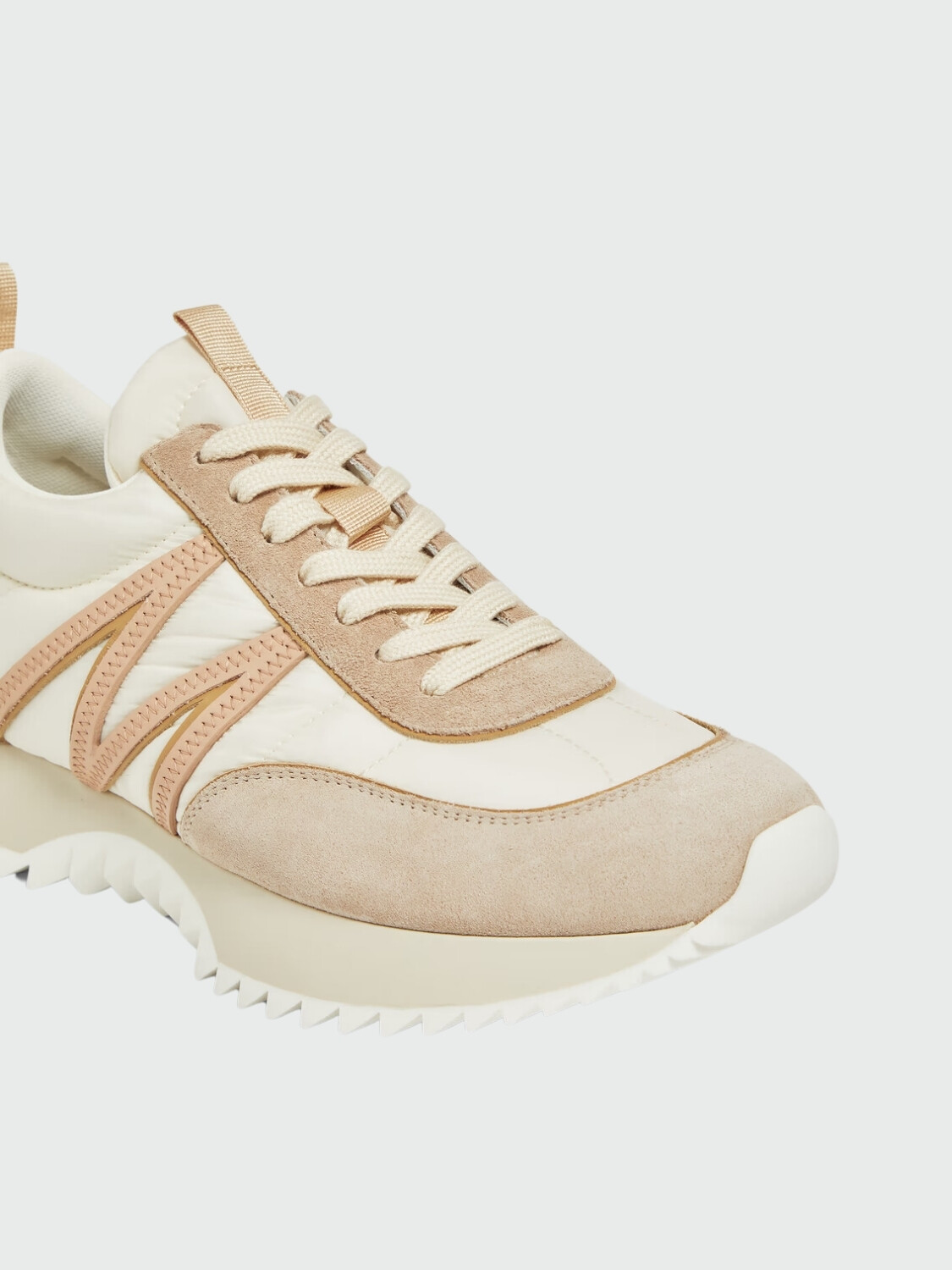 Moncler - Zapatillas de Ante Pacey Natural