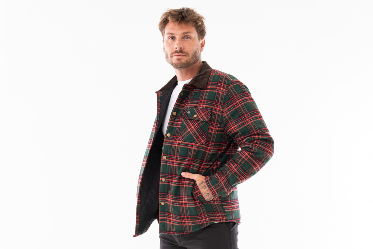 CAMISA MONTANA LEÑADORA Cuadro Verde 23