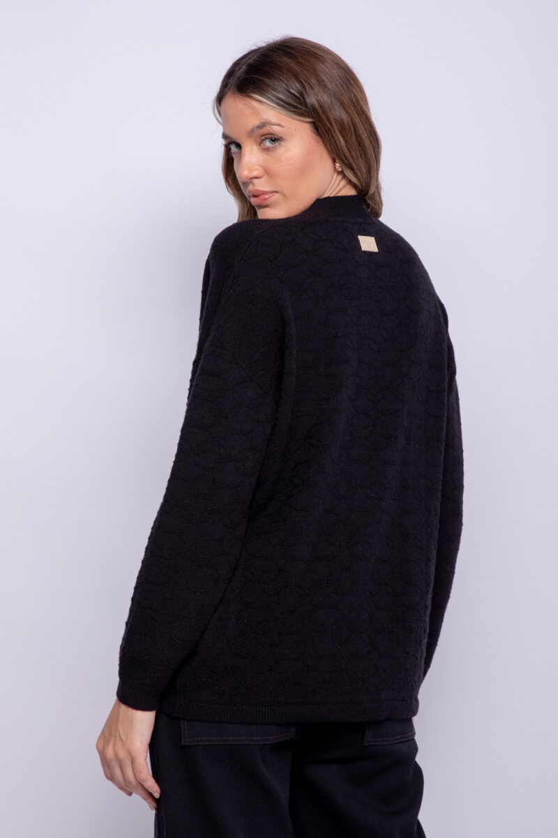 CARDIGAN SONICA Negro