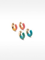 Conjunto De Pendientes Bandana Bay multicolor