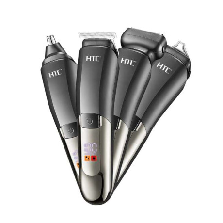 Cortapelo Inalámbrica HTC AT-1216 4 en 1 NEGRO-GRIS