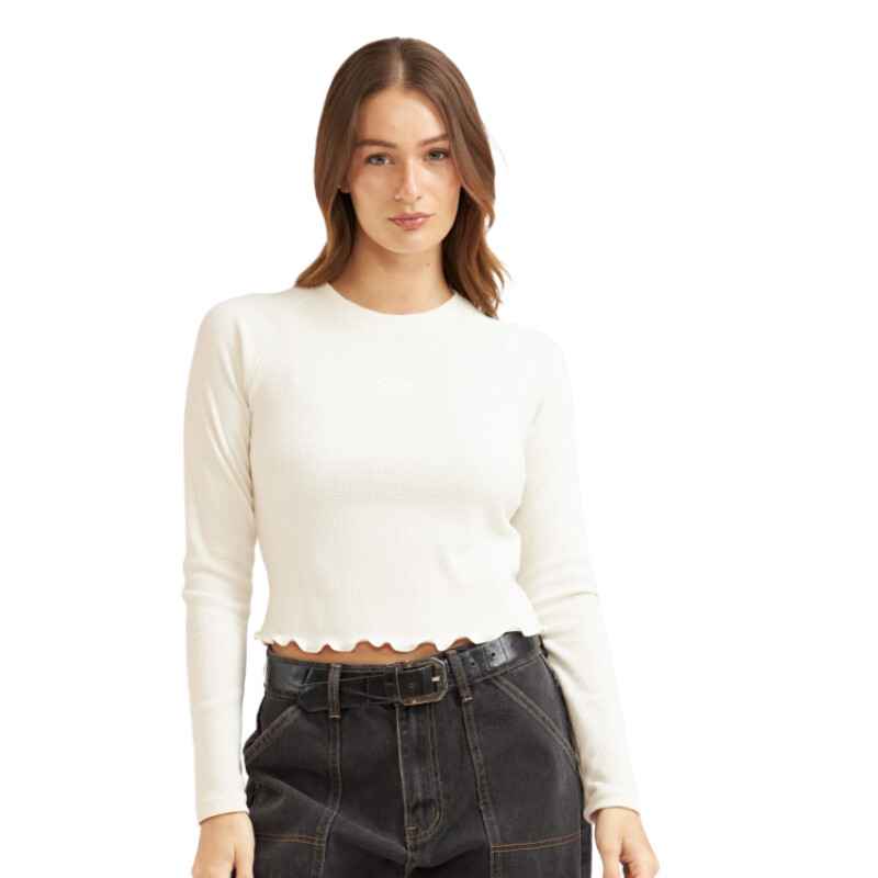 Buzo Roxy Basecamp - Blanco Buzo Roxy Basecamp - Blanco