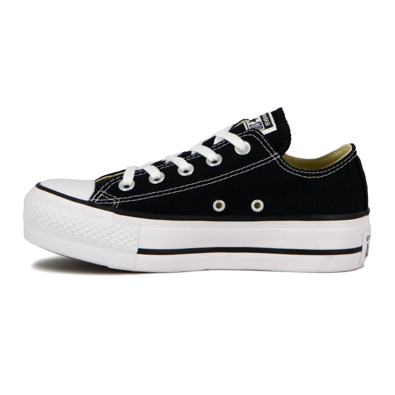 Championes Converse Chuk Taylor Plataforma Negro-blanco