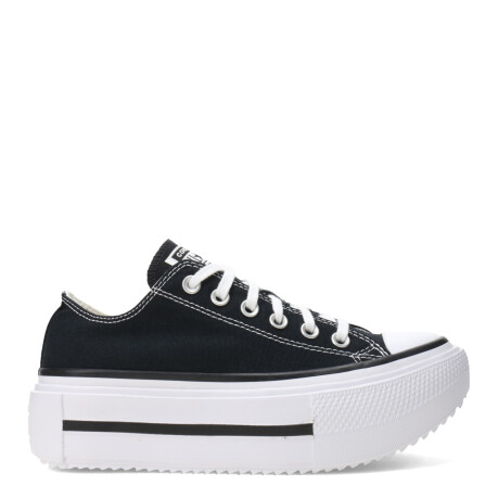 Championes de Mujer Converse Lift Double Stack Negro - Blanco