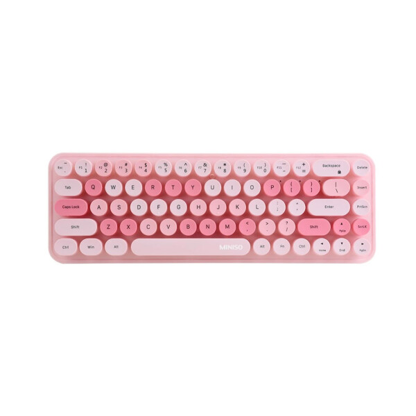 Teclado inalámbrico rosa