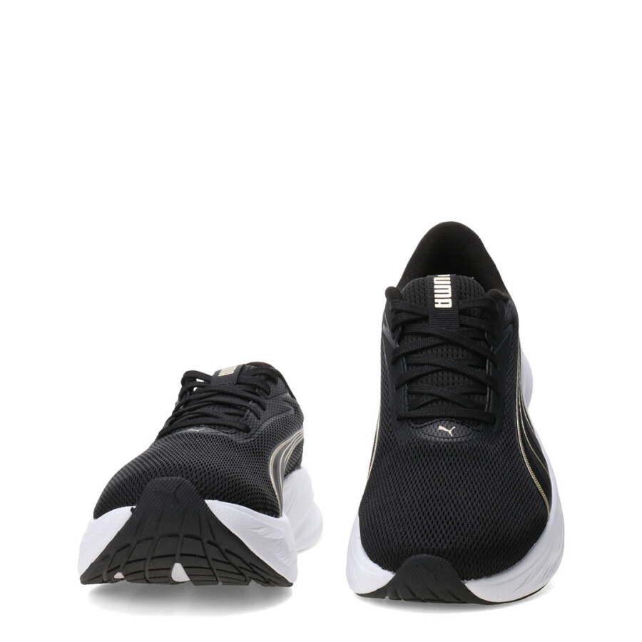 Championes de Mujer Puma Max Stride Lite Negro - Dorado