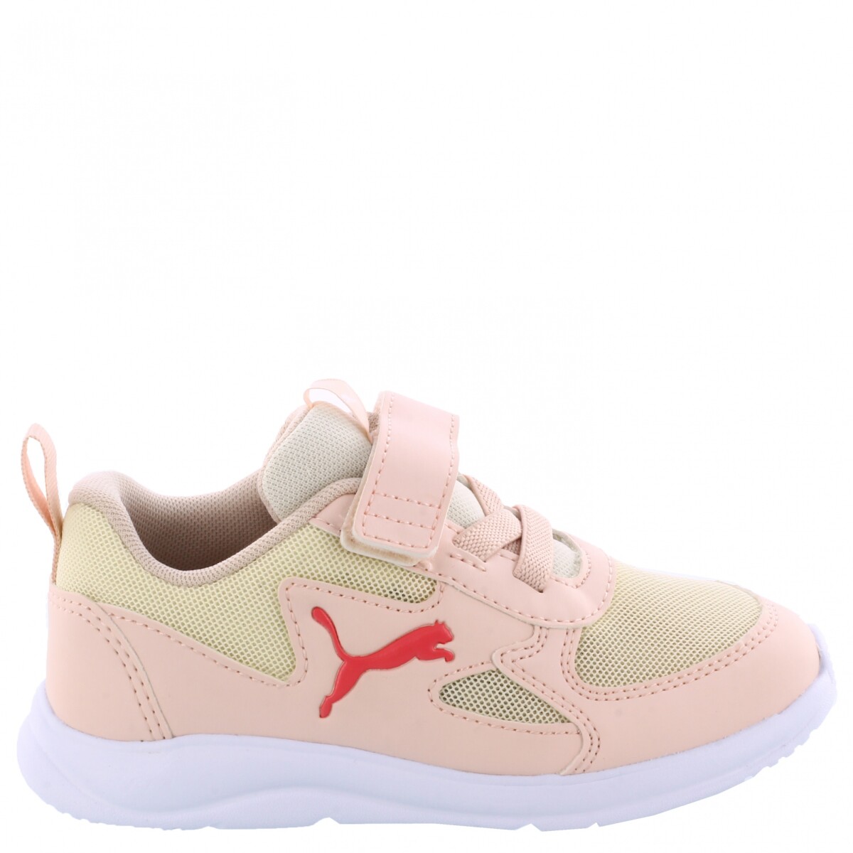 Championes Infantiles Puma Fun Racer Kids - Rosa - Amarillo 