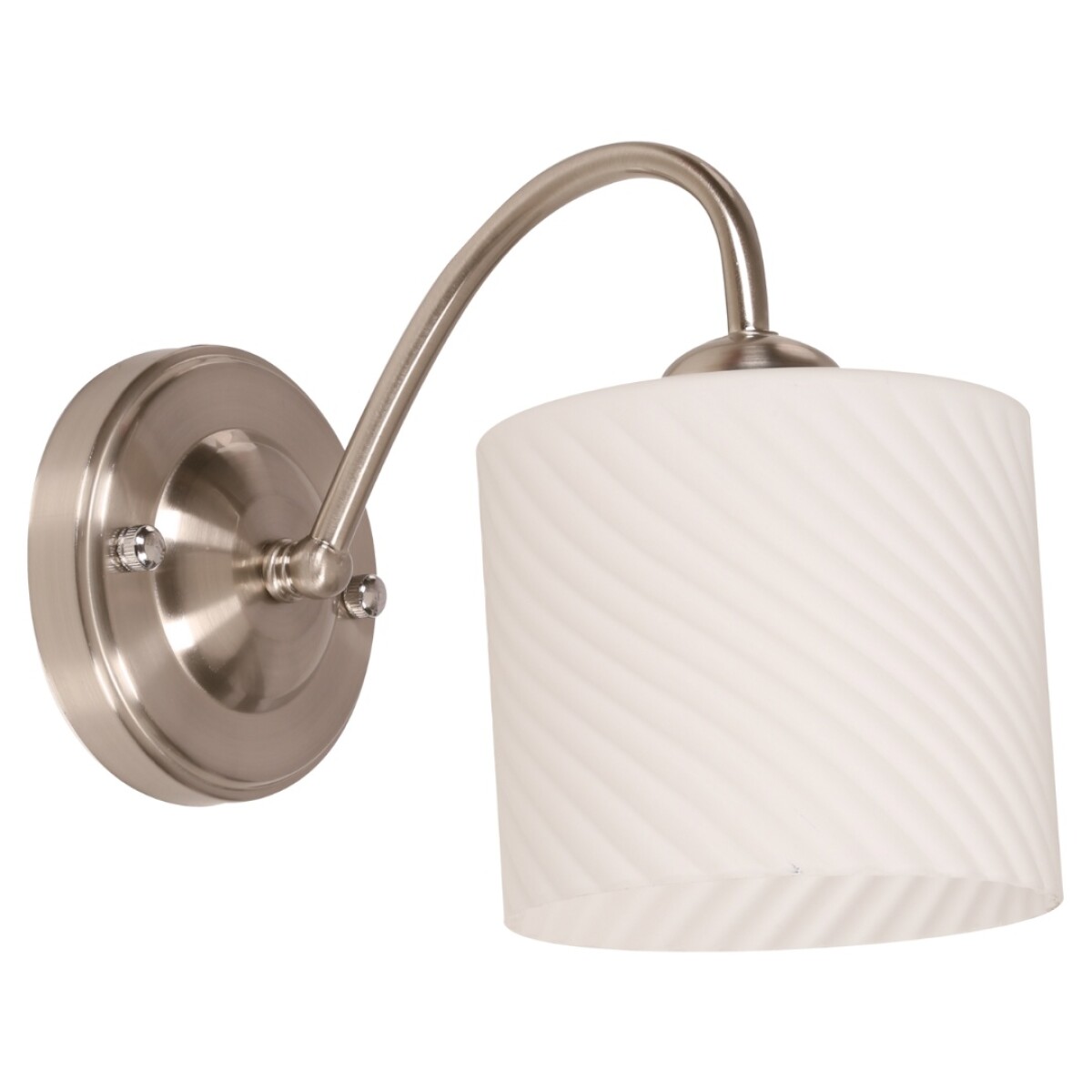 APLIQUE 1L E27 NIQUEL SATINADO 60W 