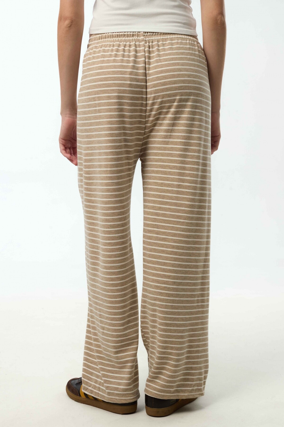 Pantalón Arne Beige Rayas