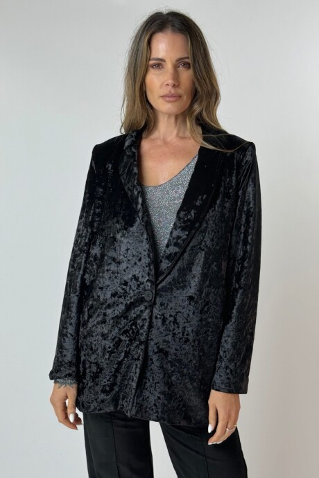 BLAZER TERCIOPELO RANIA Negro