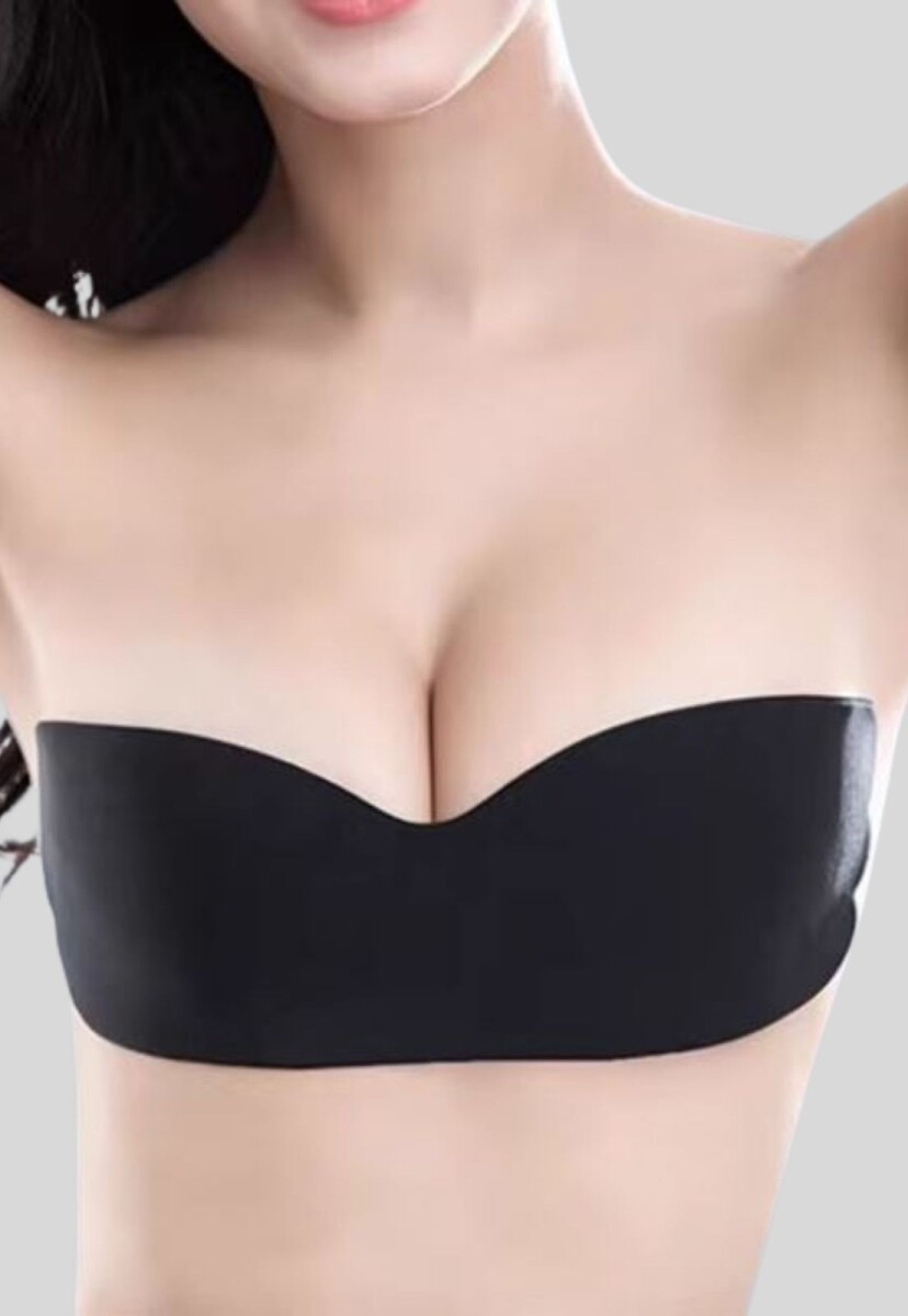 BANDEAU ADHESIVO UNA PIEZA - NEGRO 