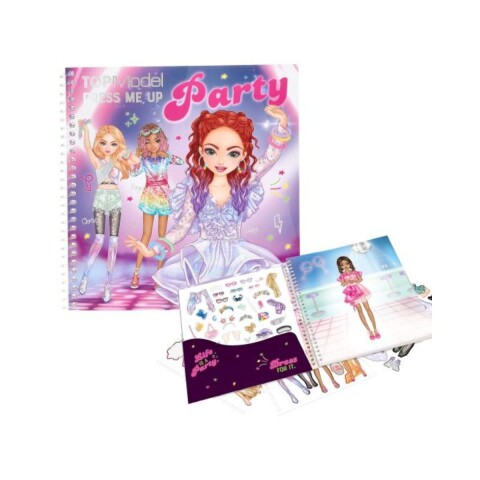 Libro con stickers Top Model - Dress me up Party
