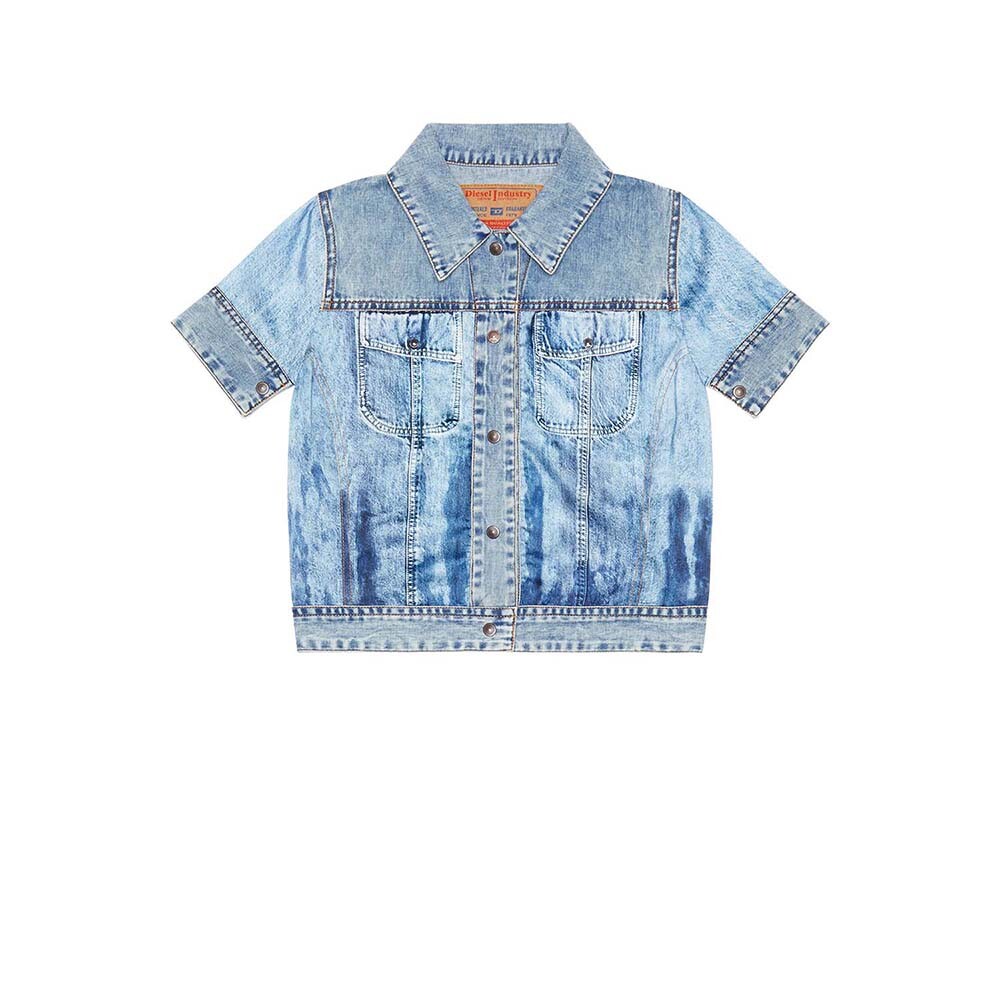 C-Shirin Shirt - Mujer Blue Denim