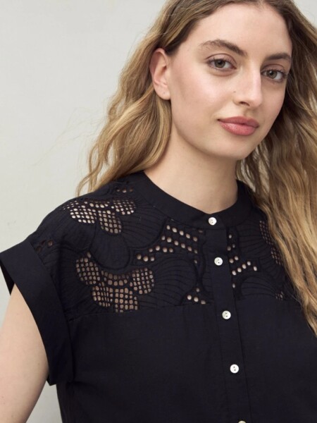 CAMISA D.CASSIN LUGAN NEGRO