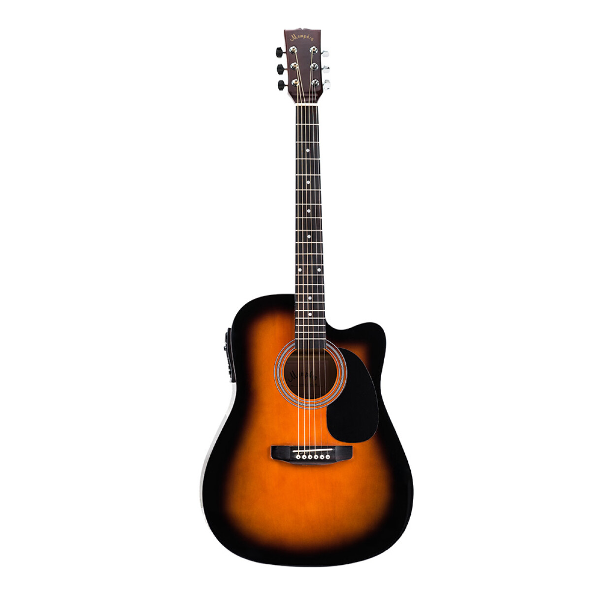 GUITARRA ELECTRO ACÚSTICA MEMPHIS 964 ACERO SUNBURST 