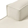 Sillón Nicole Chaise Lounge Simple Derecho Beige