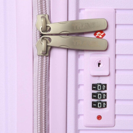 Set X3 Valijas De Viaje Rígidas 4 ruedas 20, 24 y 28 Violeta