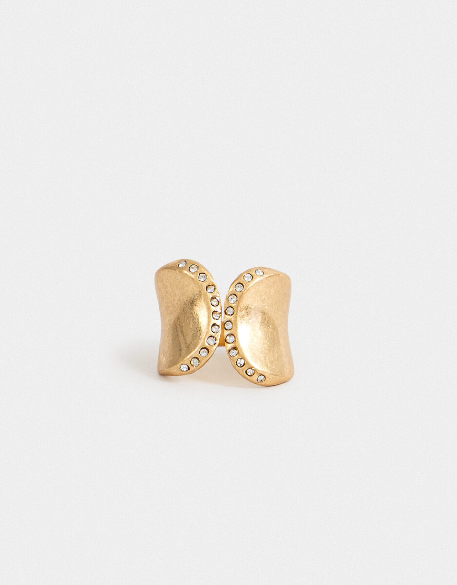 Anillo Con Strass 