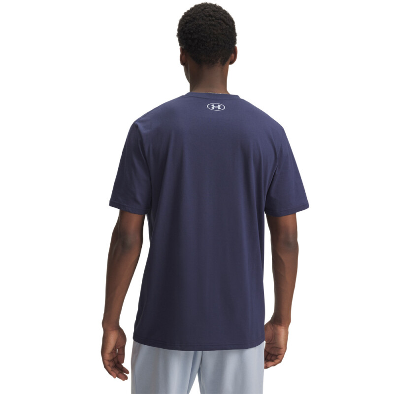 UA ABC CAMO BOXED LOGO SS-BLU BLU-403