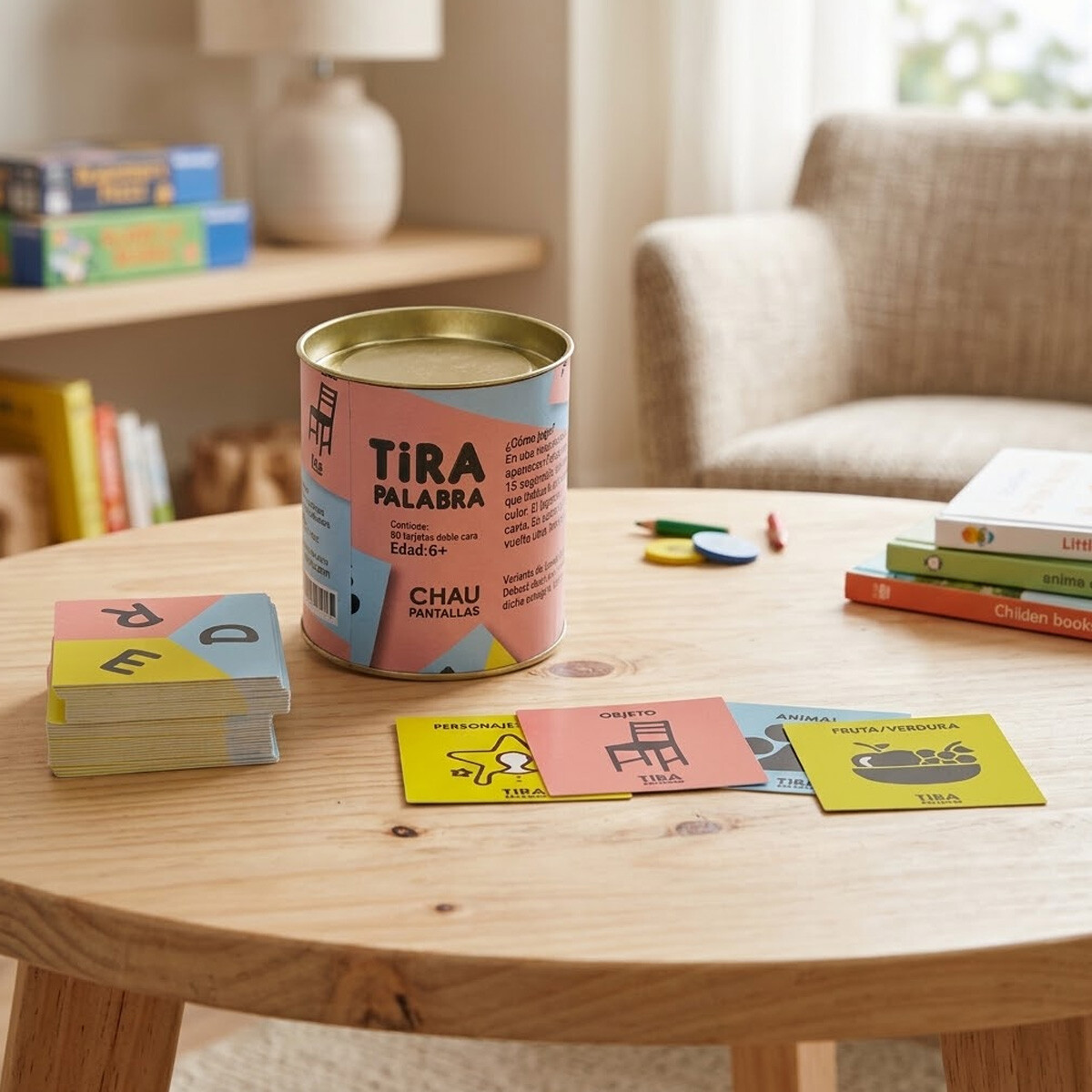 Juego de Cartas Tira Palabra ChauPantallas 