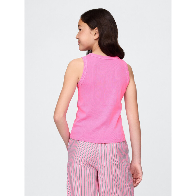FRCH LOGO TANK STANDOUT PINK