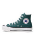 Championes Unisex Converse - All Star Chuck Taylor Lift Verde - Negro - Blanco